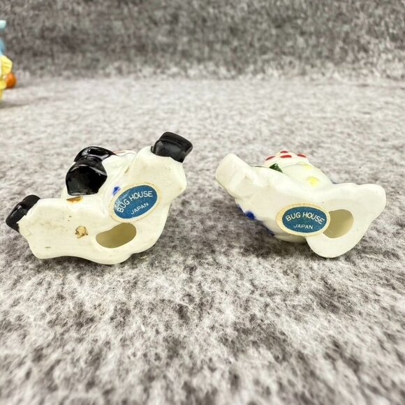 ✅7- VTG Ceramic Clown Figurines Hand-Painted Colorful Designs Collectibles Japan - Picture 8 of 9